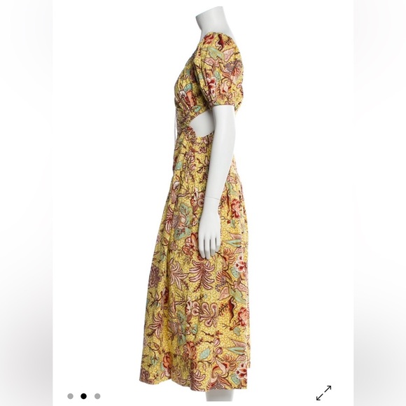 Ulla Johnson Floral Yellow Dress - Picture 4 of 6